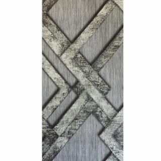 ALFIstyle Vliesová tapeta 0,53x10m 3D vzor, šedá