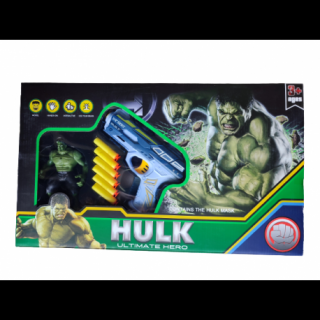 Herní set - Hulk (maska+pistole+figurka)
