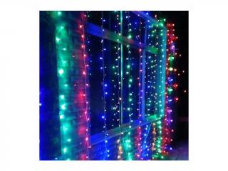 Venkovní vánoční LED závěs - 800 LED (10x1,2m) Barevná