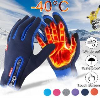Zimní sportovní rukavice - černé (-40 °C) L