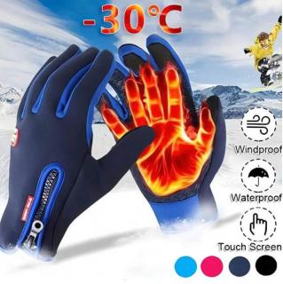 Zimní sportovní rukavice - modré (-30 °C) L