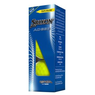 Srixon AD333 golfové míčky žluté 3ks