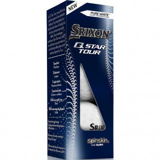 Srixon Q-Star Tour 4 Pure White golfové míčky bílé - 3ks