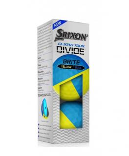 Srixon Q-Star Tour Divide golfové míčky žluto-modré 3ks