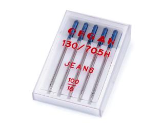 Strojové jehly Organ Jeans 100/14