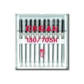 Strojové jehly Organ Standard 80/11 maxi
