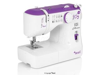 TEXI JOY 1302 Purple - šicí stroj pro děti s dárkem