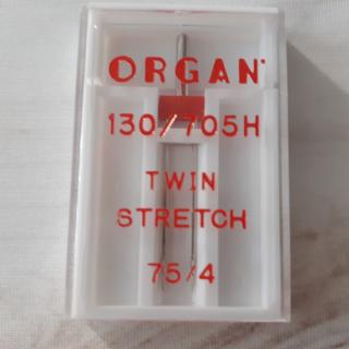 Dvojjehla ORGAN 705 H-ZWI STRETCH 75/4,0 - 1 ks v krabičce