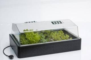 HGA Garden Propagator 64/50T, skleník, tvrdý plast, vyhřívaný s termostatem, 60x40x25 cm