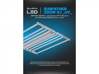 SunPro SUNFATHER 320W -3.1 UV- LED