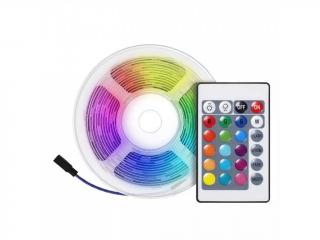 Barevný LED 2835 RGB pásek s trafem a dálkovým ovládáním - 5m