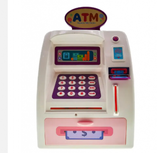 Dětský bankomat  - BABY ATM  - barva růžová