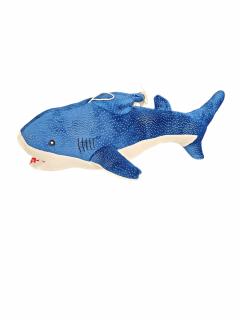 Plyšový žralok se třpytkami - modrý
