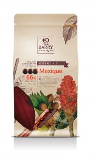 Cacao Barry MEXIQUE Origin couverture hořká čokoláda (66%) 1 kg - belgická Barry Callebaut