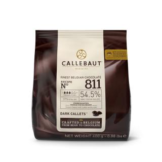 Callebaut 811 hořká čokoláda 400g (54,5%) - belgická Barry Callebaut  / 811-E0-D94