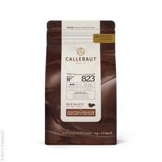 Callebaut 823 mléčná čokoláda 1 kg (33,6%) - belgická Barry Callebaut