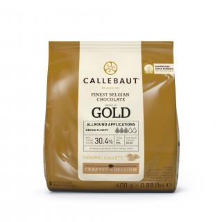 Callebaut Gold 400g (30,4%) - belgická karamelová čokoláda pecičky