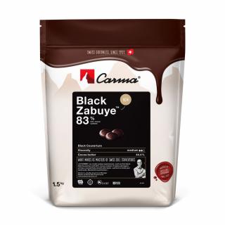 CARMA BLACK ZABUYE (83%) 1,5kg - hořká švýcarská čokoláda