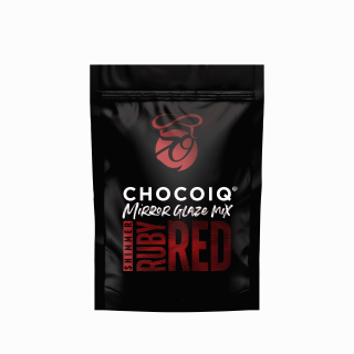 CHOCOIQ GLAZÉ RUBY RED (RUBÍNOVÉ) 300g