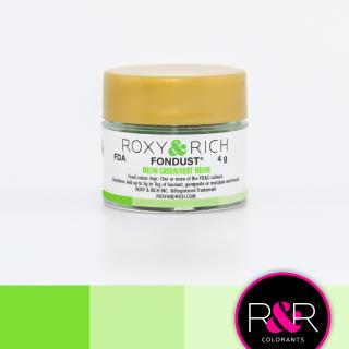 ROXY & RICH BARVA ROZPUSTNÁ VE VODĚ FONDUST - zelená NEON GREEN 4g