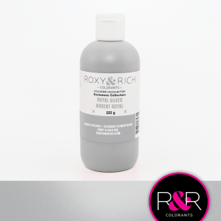 ROXY & RICH KAKAOVÉ MÁSLO TŘPYTIVÉ - STŘÍBRNÉ ROYAL SILVER VELKÉ BALENÍ 225g