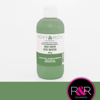 ROXY & RICH Kakaové máslo - ZELENÉ MINT GREEN velké balení 315g