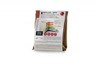 SMĚS V PRÁŠKU NA VÝROBU RAINBOW CAKE - ČERVENÁ 100g