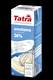 Smetana ke šlehání 31% 1l  (šlehačka) - Tatra Professional