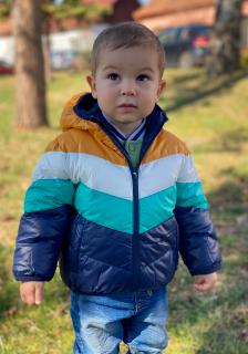 Chlapecká bunda s kapucí LOSAN MULTICOLOR Barva: Mix barev, Velikost: 68