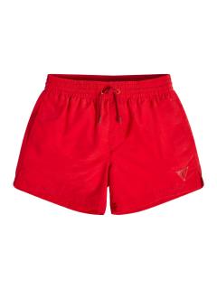Chlapecké plavky - šortky GUESS červené MINI ME Barva: Červená, Velikost: 104