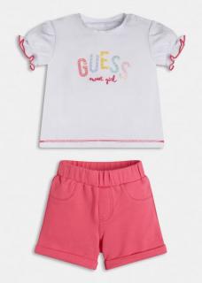 Dívčí komplet tričko a kraťasy GUESS BABYGIRL Barva: Mix barev, Velikost: 68