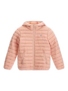 Dívčí prošívaná bunda GUESS, světle růžová Barva: Světle růžová, Velikost: 164