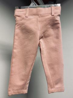 Dívčí zateplené kalhoty/treginy, starorůžové LOSAN Barva: Starorůžová, Velikost: 68