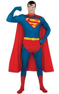 2nd Skin Superman - licenční kostým x varianta: M 48 - 50