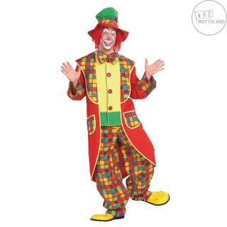 Klaun - károvaný kostým x varianta: 50