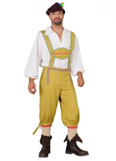 Kostým OKTOBERFEST okrový  pánský karnevalový kostým