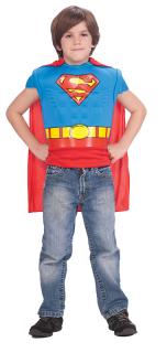 Kostým - Superman Muscle Chest Sh. 5 - 7 roků - licenční kostým D  dětský - chlapecký karnevalový - maškarní kostým varianta: 5-7 let