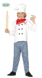 Kuchař - dětský kostým  Child chef costume Velikost: 10-12 let