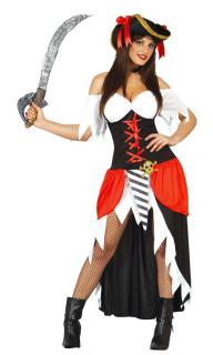 Pirátský kostým - korsárka varianta: XL 44 - 46