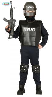 Policista SWAT kostým dětský Velikost: 10-12 let