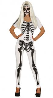Skeleton - dámský kostým  Halloween varianta: M - 38/40