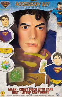 Superman Box set (6 - 10 roků) - licenční kostým D  dětský - chlapecký karnevalový - maškarní kostým varianta: 6-10 let