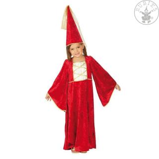 Zámecká paní s kloboukem - dětský karnevalový kostým D varianta: 104