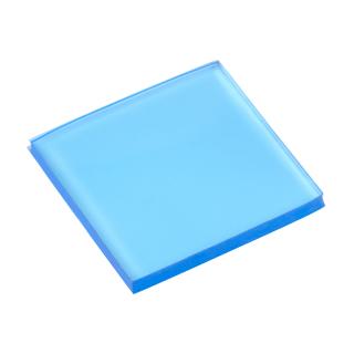 Elastická protiskluzová podložka 25x25mm, transparentní modrá, 8 ks