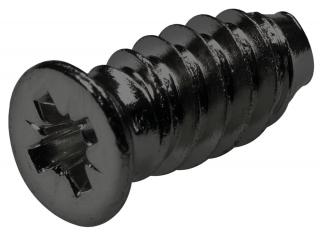 Eurovrut průměr 6,3x16mm, černý, 20 ks