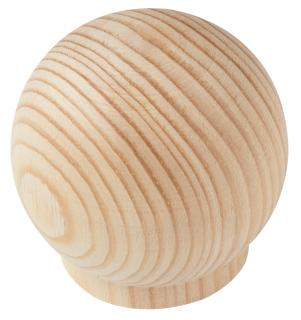 Nábytková knopka Ball průměr 38mm, borovice přírodní