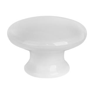Nábytková knopka Seol průměr 40mm, plast, bílá