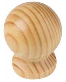 Nábytkový knopek Gula, průměr 33mm, borovice lakovaná