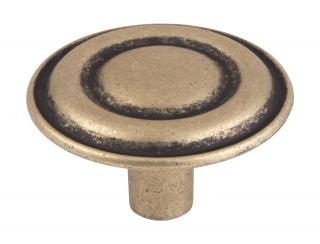 Nábytkový knopek Remi, průměr 33mm, bronz