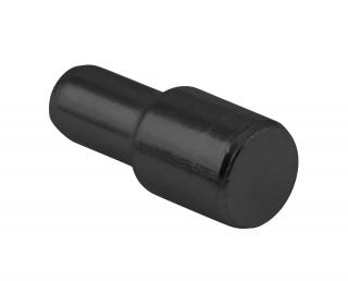 Podpěrka polic průměr 6/8mm, plast, černá, 20 ks